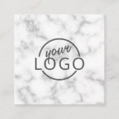 大理石カスタムのロエレガントゴ スクエア名刺 (正面)