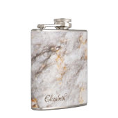 大理石カッコいい花崗岩の石のテクスチャ フラスク (右)