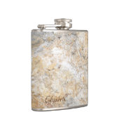 大理石カッコいい花崗岩ロックストーンのテクスチャ フラスク (右)