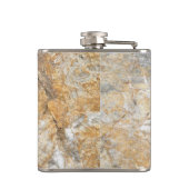 大理石カッコいい花崗岩ロックストーンのテクスチャ フラスク (裏面)