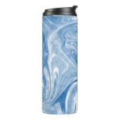 大理石カラフルアートパターン。 タンブラー (回転左)