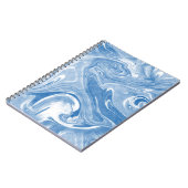 大理石カラフルアートパターン。 ノートブック (左側)