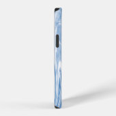 大理石カラフルアートパターン。 iPhoneケース (右側面)