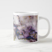 大理石カラフル石及びグリッター ジャンボコーヒーマグカップ (右)