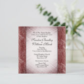 大理石カラム披露宴エリアワ結婚イン 招待状 (スタンド正面)