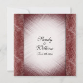 大理石カラム披露宴エリアワ結婚イン 招待状 (裏面)