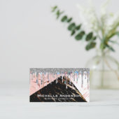 大理石カラーブロック |グリッターきらめく 名刺