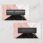大理石カラーブロック |モダントレンディー 名刺 (正面/裏面)