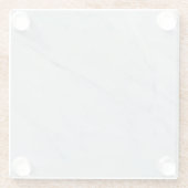 大理石ガラスコースター ガラスコースター (裏面)