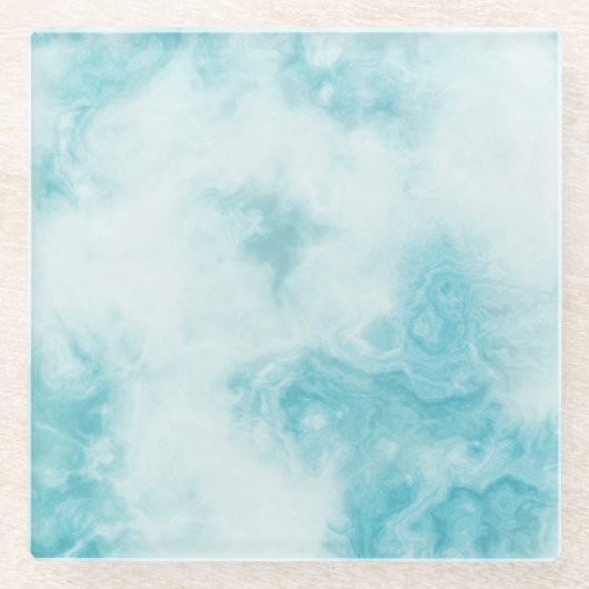 大理石ガラスコースター ガラスコースター (正面)