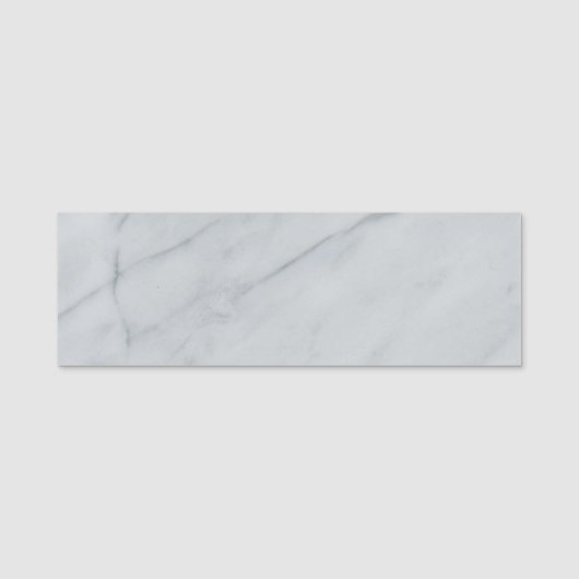 大理石クラシック石の名前タグ 名札 (正面)