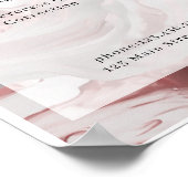 大理石グリッターサロン価格表ポスター ポスター (角)