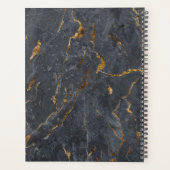 大理石グリッター幾何ウェディングプランナー プランナー手帳 (裏面)