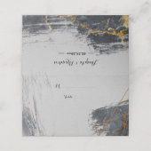 大理石グリッター幾何学的 プレイスカード (外部開封)