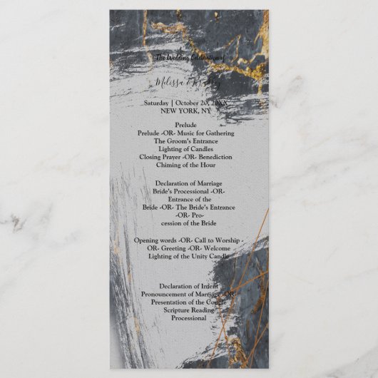 大理石グリッター幾何学的 プログラム (正面)