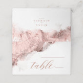 大理石グリッター結婚のテーブルバラ金ゴールドID644 プレイスカード (外部開封)