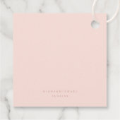 大理石グリッター結婚のバラ金ゴールドID644 フェイバータグ (裏面)