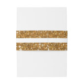 大理石グリッター結婚ズBurgundy金ゴールドV3 ID644 招待状ベリーバンド (裏面例)