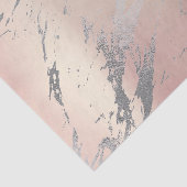 大理石グレーピンクローズメタリックシルバー 薄葉紙 (詳細)
