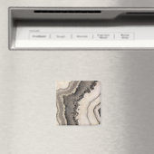 大理石グレー白黒アゲート天然宝石 マグネット (インサイチュ (食洗機))