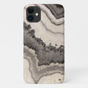 大理石グレー白黒石 iPhone 11 ケース