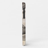 大理石グレー白黒石 Case-Mate iPhoneケース (裏面/左)