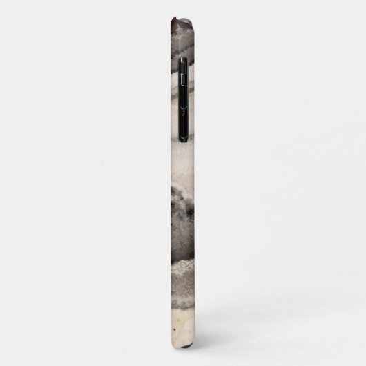 大理石グレー白黒石 Case-Mate iPhoneケース (裏面/左)