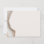 大理石ゲート詳細エンクロージャカード 招待状 (裏面)