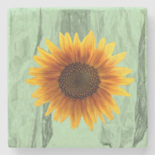 大理石コースターひまわり ストーンコースター