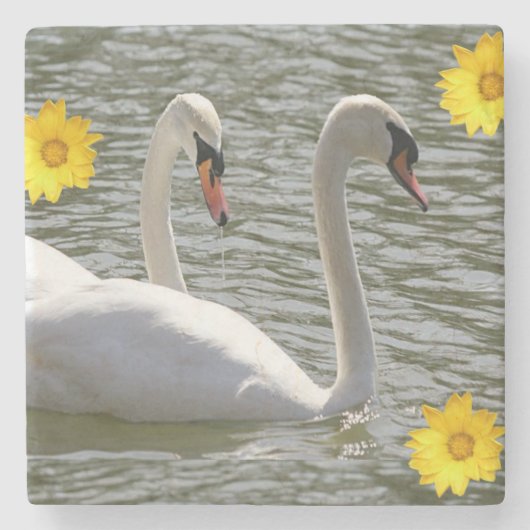 大理石コースタースワン ストーンコースター (正面)