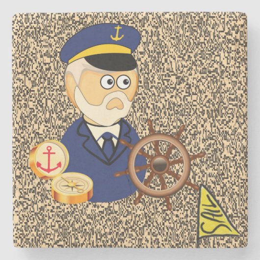 大理石コースターセーリング ストーンコースター (正面)