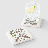 大理石コースターハロウィーン ストーンコースター (横)