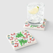 大理石コースターフィッシュ ストーンコースター (横)