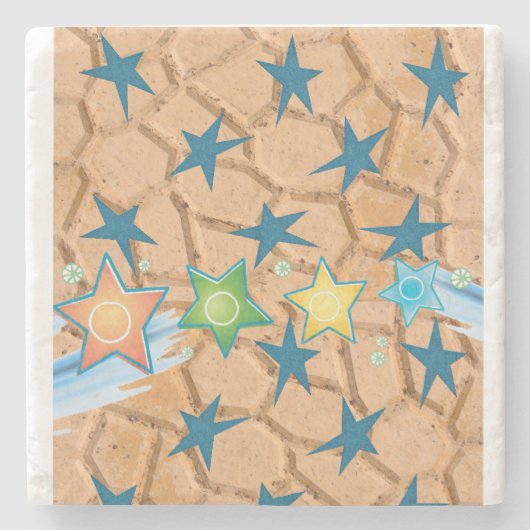 大理石コースター原子 ストーンコースター (正面)