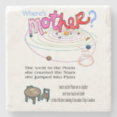 大理石コースター母はどこだ？ ストーンコースター (正面)