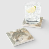 大理石コースター – ウルフ ストーンコースター (横)