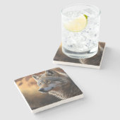 大理石コースター – ウルフ ストーンコースター (横)