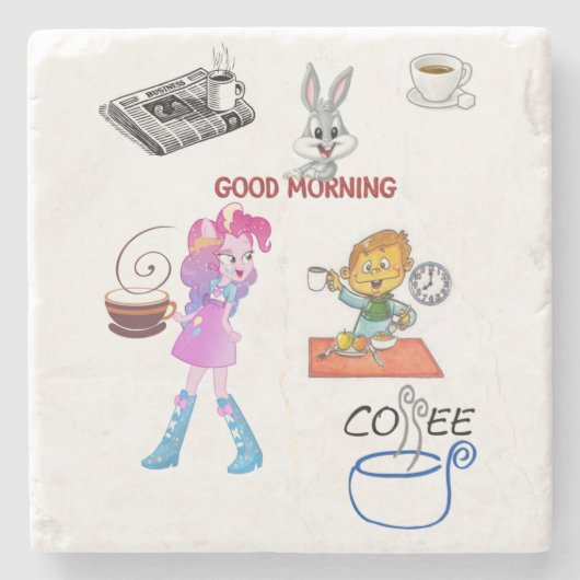 大理石コースター ストーンコースター (正面)