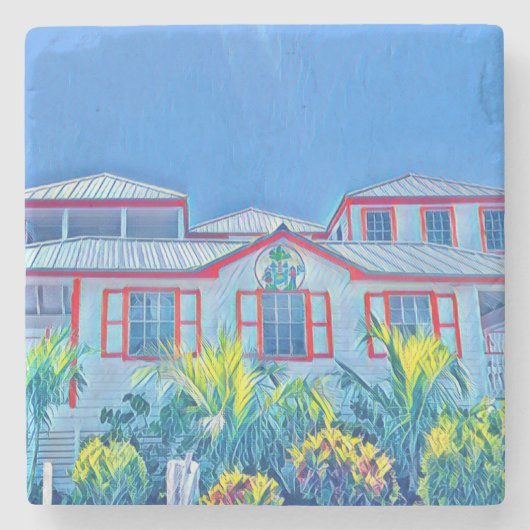 大理石コースター – Hope Town Primary 2021 ストーンコースター (正面)