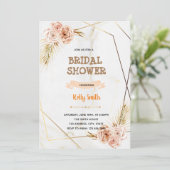 大理石ゴールデンバラテーマパーティー 招待状 (スタンド正面)