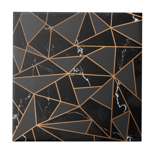 大理石ゴールデンモザイク タイル (正面)