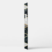 大理石ジオメトリ:金ゴールドライン贅沢 Case-Mate iPhoneケース (裏面 / 右)