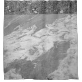 大理石ストライプ#marble #texture #decor #art シャワーカーテン (正面)