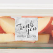 大理石スモダンクリプト結婚式の引き出物 ラベル (貼付)