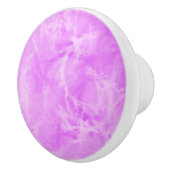 大理石スワールプリント – ソフトバイオレット セラミックノブ (右)
