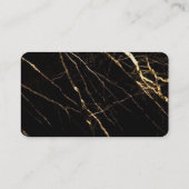 大理石ソーシャルメディアマネージャコンテンツクリエーター 名刺 (裏面)