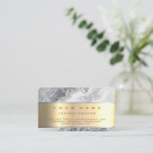 大理石ソーシャルメディアマネージャコンテンツクリエーター 名刺 (スタンド正面)