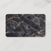 大理石ソーシャルメディアマネージャコンテンツクリエーター 名刺 (裏面)