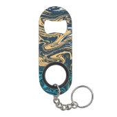 大理石タイルの色 キーホルダー栓抜き (裏面)