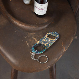 大理石タイルの色 キーホルダー栓抜き